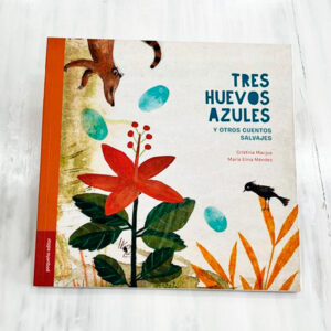 Portada libro "Tres huevos azules"