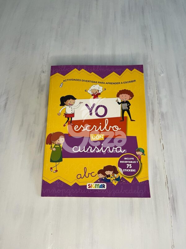 Portada libro: "Yo escribo en cursiva"