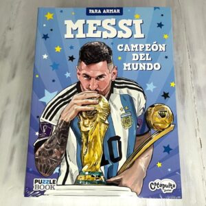 Portada libro: "Messi, campeón del mundo para armar"