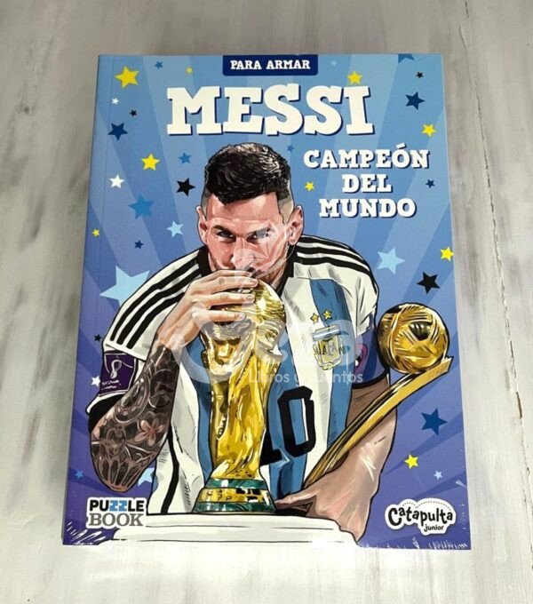 Portada libro: "Messi, campeón del mundo para armar"