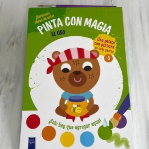 Portada libro: "Pinta con magia: El oso"