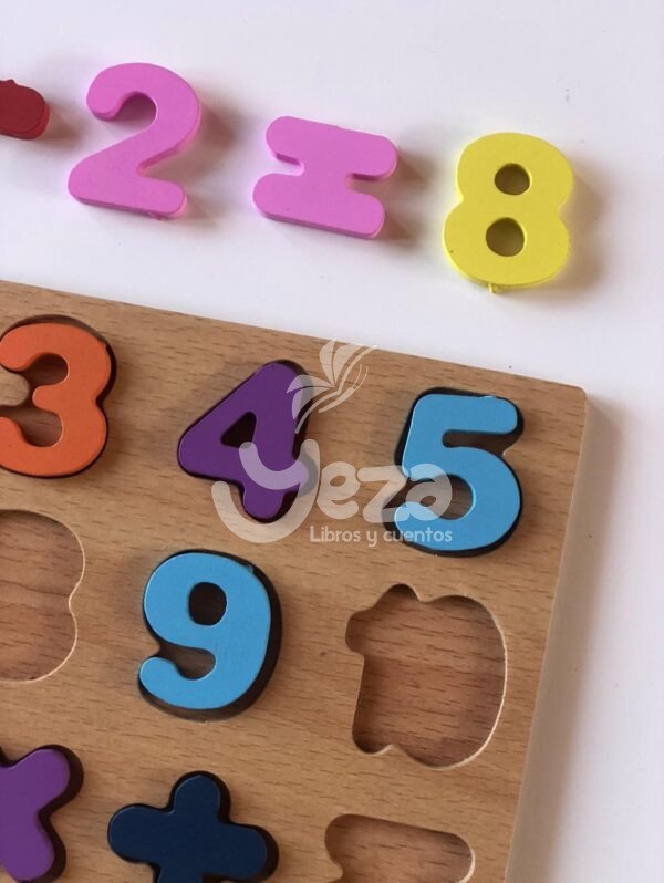 Tablero de Encastre Números II - Imagen 2