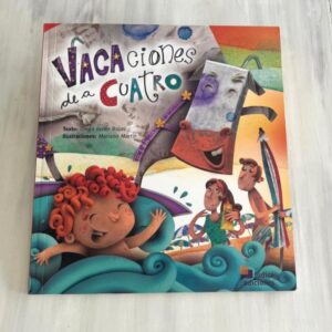 Portada libro: "Vacaciones de a cuatro"