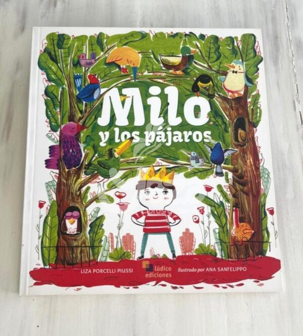 Portada libro: "Milo y los pájaros"