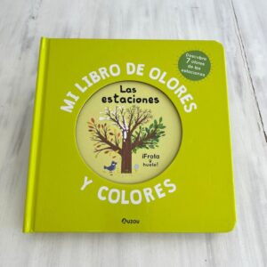 Portada libro: "Mi libro de olores y colores: Las estaciones"