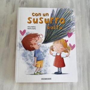 Portada libro: "Con un susurro basta"